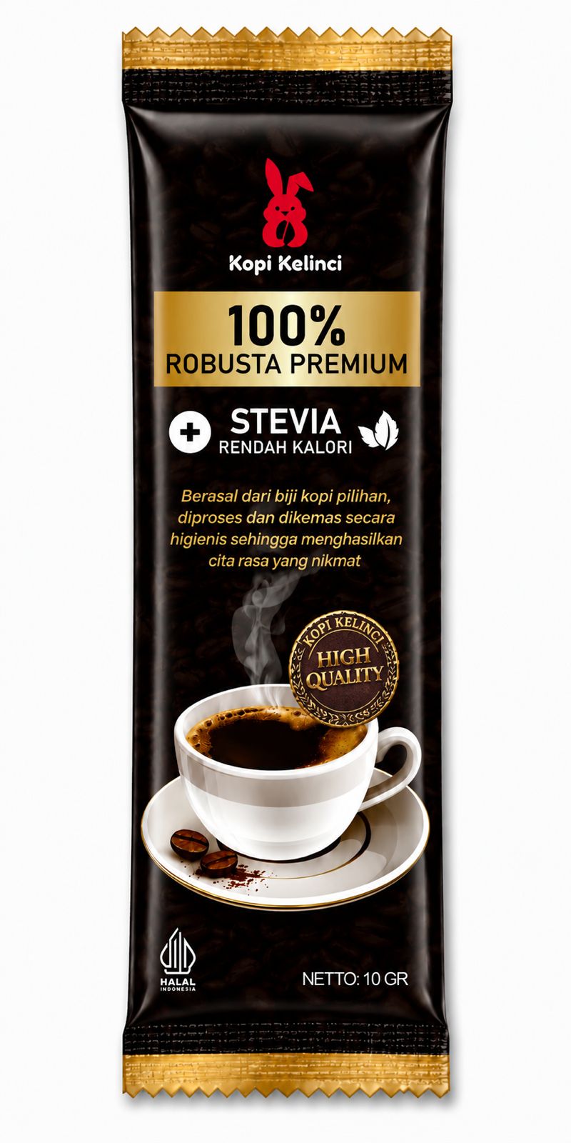Kopi Kelinci dengan Stevia 15g